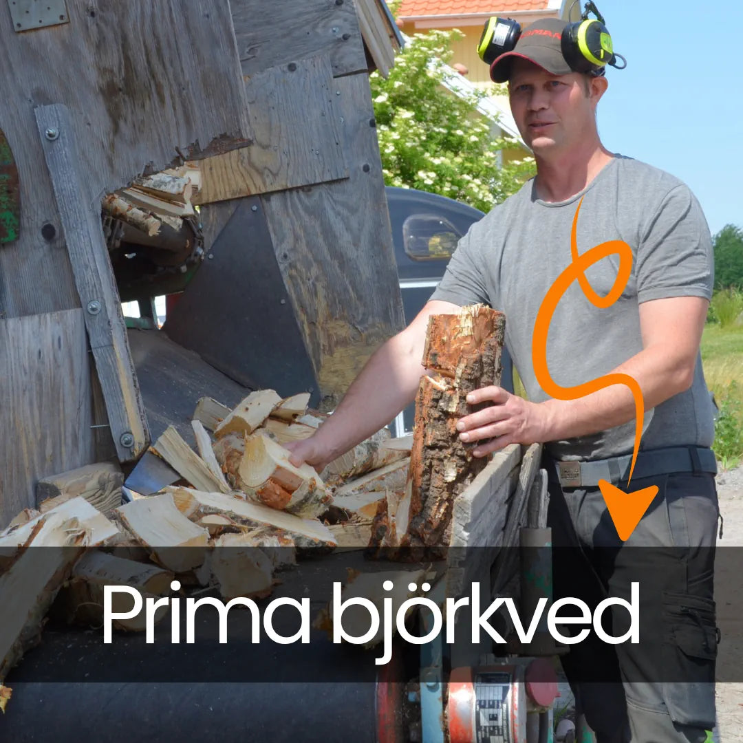 Björkved småsäck 30cm