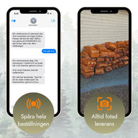 Björkved småsäck 30cm