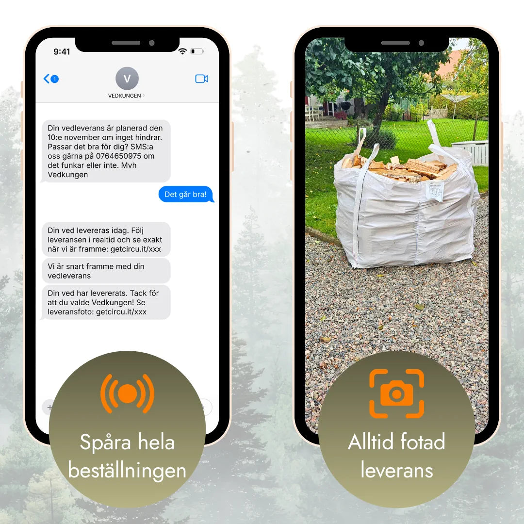 Björkved storsäck 25cm